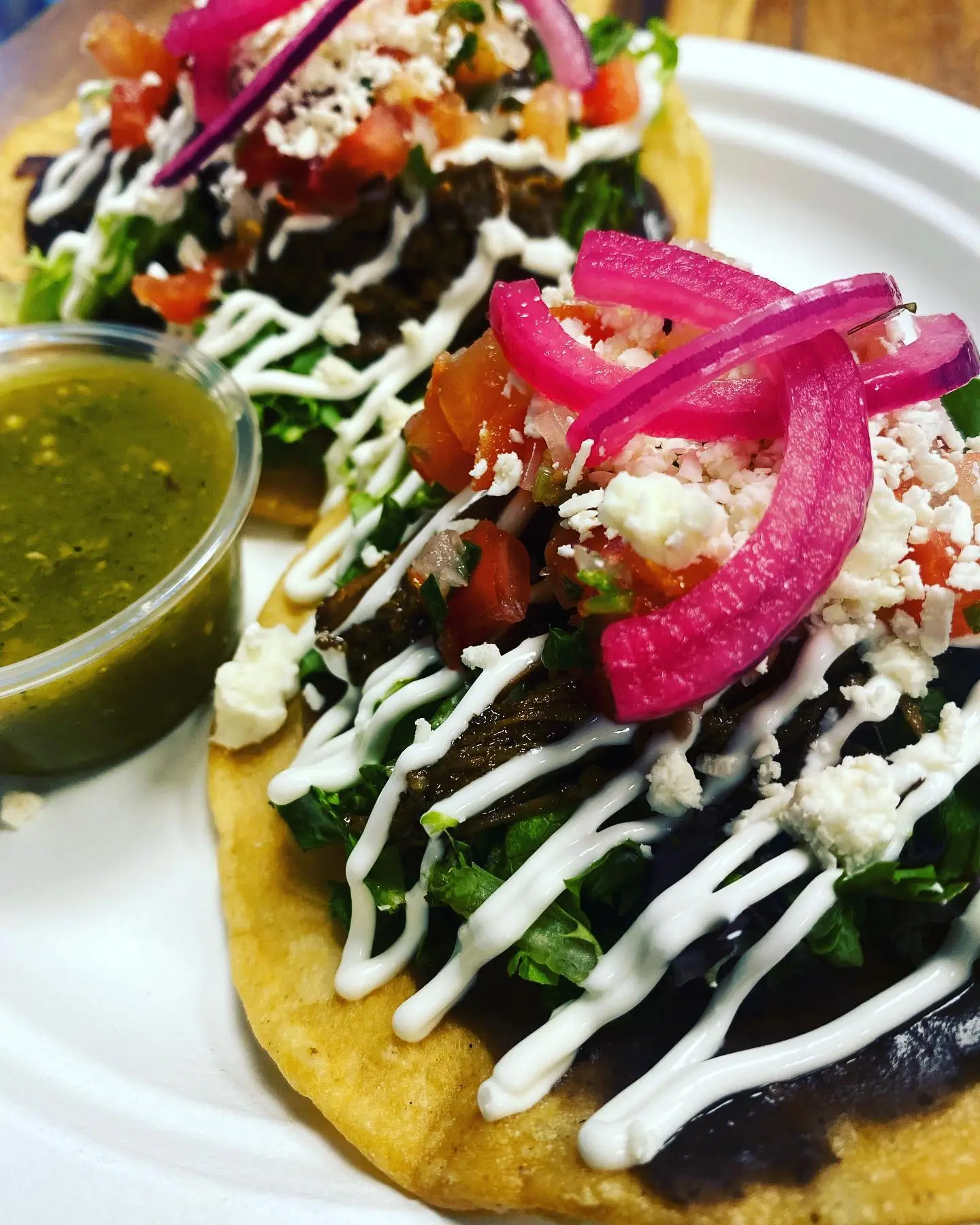 Street-style tacos at PiKant&eacute; Edmonton - authentic Mexican street tacos on corn tortillas